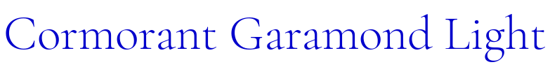 Cormorant Garamond Light fuente